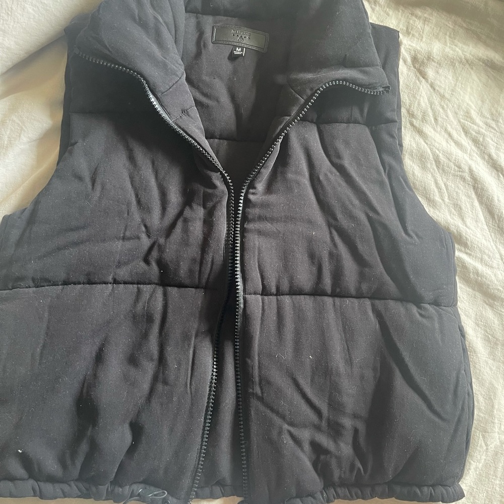 BLANK NYC Soft Black Puffer